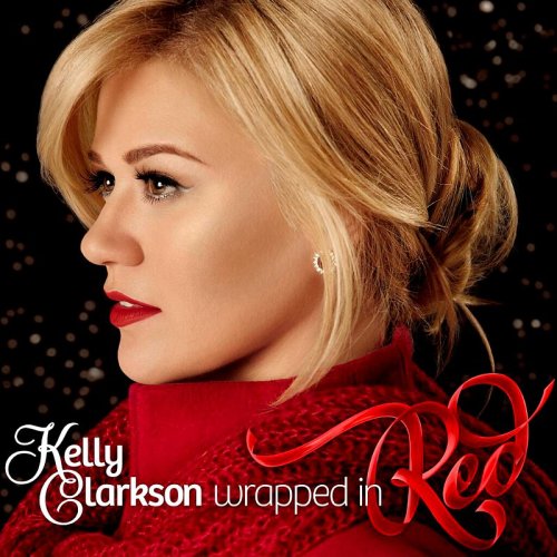Kelly Clarkson WRAPPED IN RED album cover (2013)